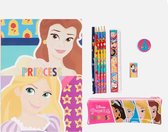 Disney Princess Schrijfwaren set - Roze / Multicolor - Kunststof - 10 Stuks - Back To School - School - Schoolbenodigdheden - Campus - Back2school - Stationary
