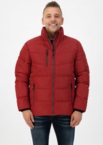 Kjelvik heren winterjas - winterjas padded gewatteerd - Igor - rood - maat XXL