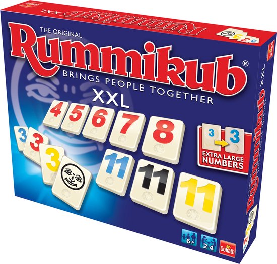 Verbergen De onze werkloosheid Rummikub The Original XXL - Bordspel - Gezelschapsspel | Games | bol.com