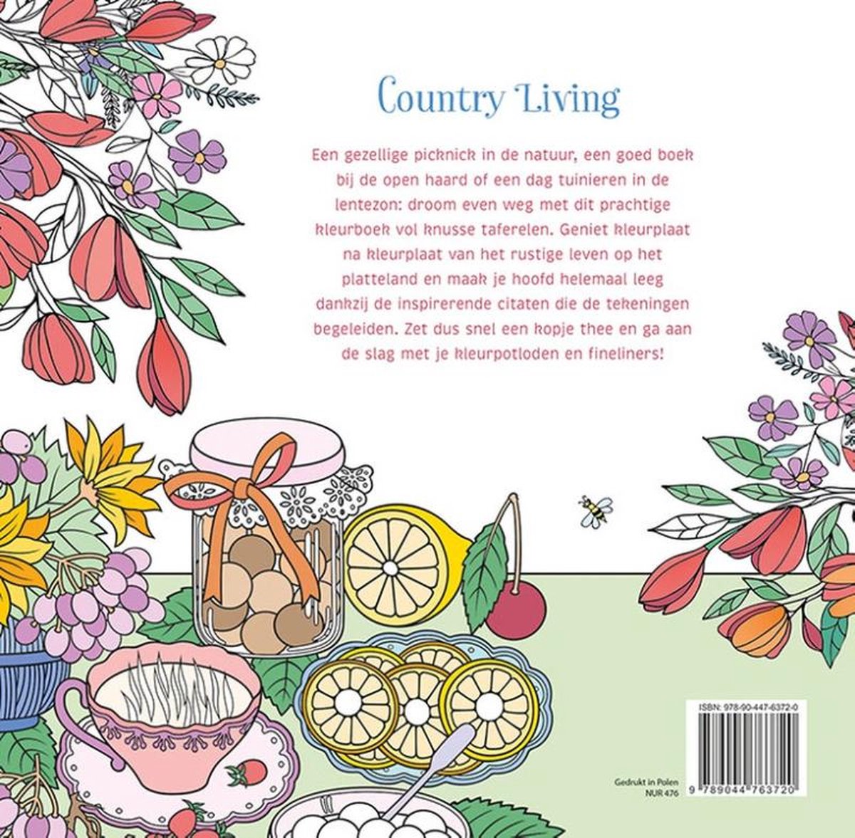 Country Living - Kleuren voor volwassenen