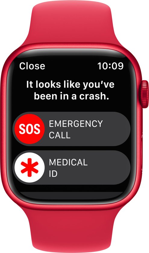 Apple Watch Series 8 - 4G - 41mm - Rood Aluminium