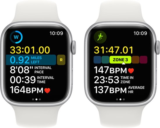 Apple Watch Series 8 - 41mm - Zilver Aluminium