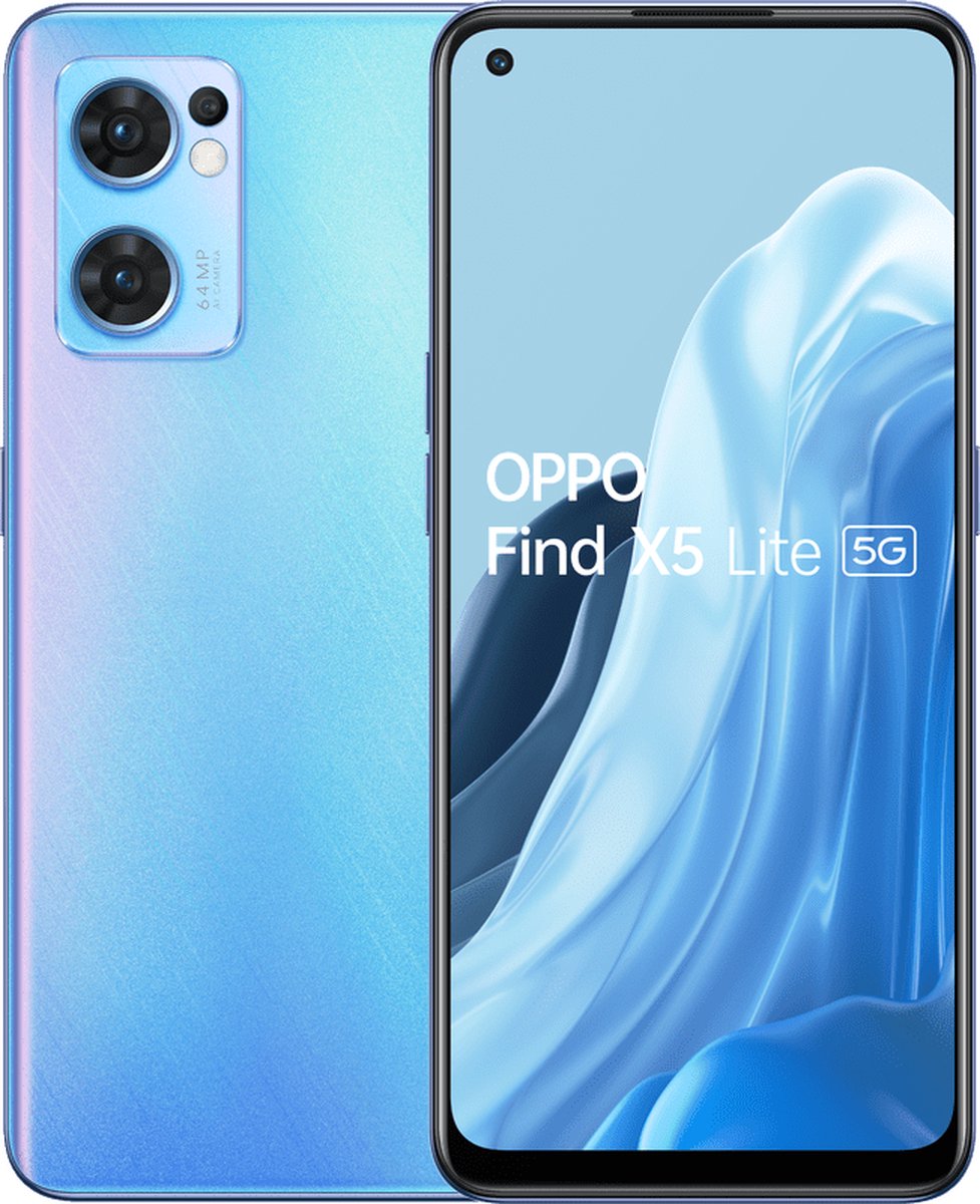 OPPO Find X5 Lite - 256 GB - Blauw