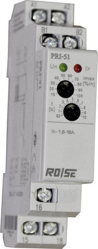 Rose LM PRI-51/16 Bewakingsrelais 24, 24 – 24, 240 V/DC, V/AC 1x wisselcontact 1 stuk(s)