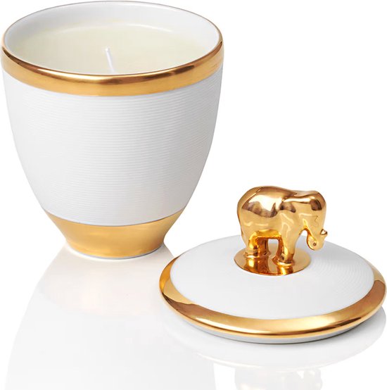 l'Objet Candle elephant white