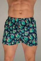 Happy Shorts Wijde Boxershort Cactus Print - Losse boxershort - Maat XL