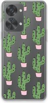 Case Company® - Hoesje geschikt voor OnePlus Nord 2T hoesje - Cactus Lover - Soft Cover Telefoonhoesje - Bescherming aan alle Kanten en Schermrand