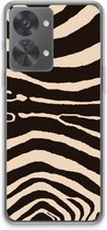 Case Company® - Hoesje geschikt voor OnePlus Nord 2T hoesje - Arizona Zebra - Soft Cover Telefoonhoesje - Bescherming aan alle Kanten en Schermrand