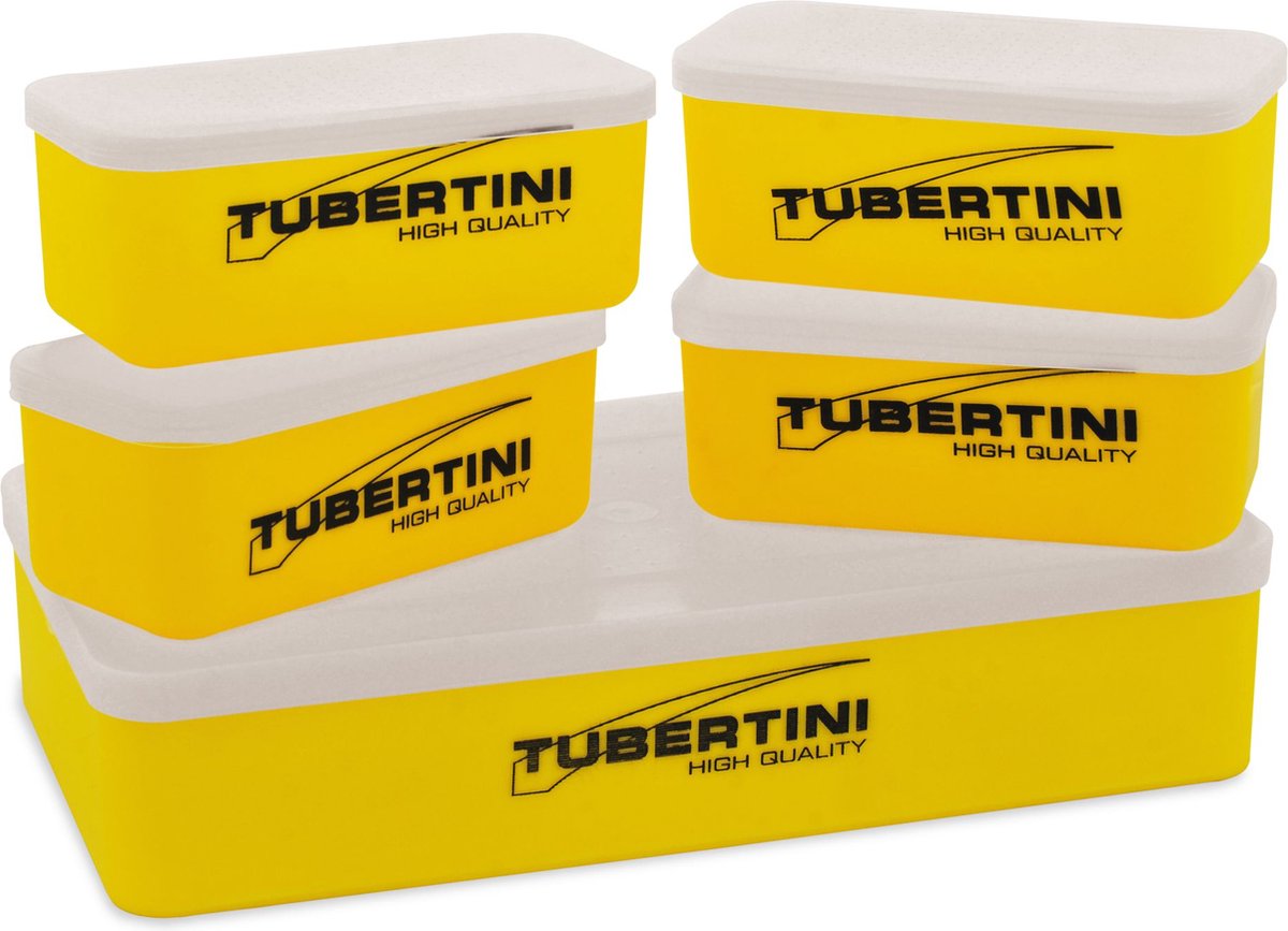 Tubertini Kango Box 4+1 – Pelletdoos voor Aas, Pellets en Klein Materiaal