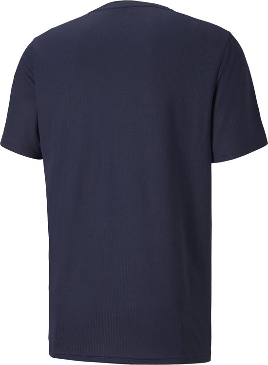 PUMA PERFORMANCE SS TEE M Heren Sportshirt - Donkerblauw - Maat L