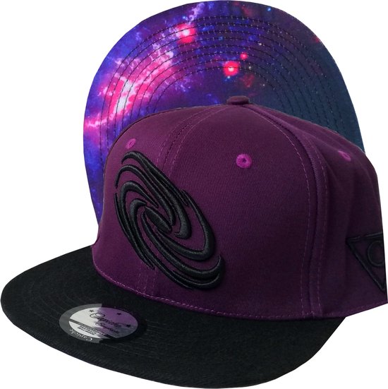 Capiche® Snapback – Purple Galaxy – Pet Heren – Sportcap – Baseball Cap – Paarse pet