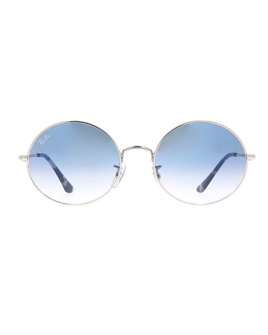 Ray-Ban RayBan Oval 1970 zonnebril - zilver montuur met lichtblauwe gradiënt lenzen - 54 mm - RB1970 9149/3F 54-19