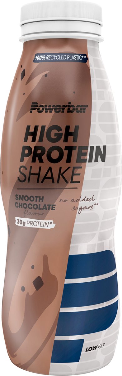 Goedkoopste Powerbar High Protein Shake Smooth Chocolade (12x330ml) - Eiwitshake / Protein Shake