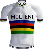 Retro Wielershirt Molteni Regenboog - REDTED (XXL)