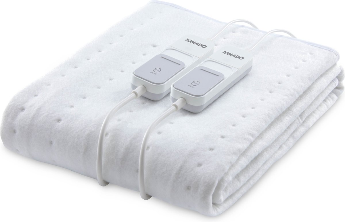 Tomado Elektrische Onderdeken 2 Persoons 160x140 cm Wit - afbeelding 2