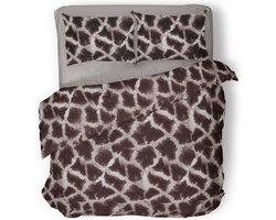 Dekbedovertrek 200x200/220cm - Ciro - Bruin - Tweepersoons