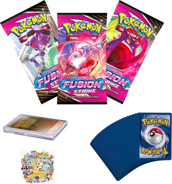 Afbeelding van het spel Pokemon - Fusion Strike - Booster Pack Cadeau Bundel XL - Pokémon Kaarten - Pokemon TCG