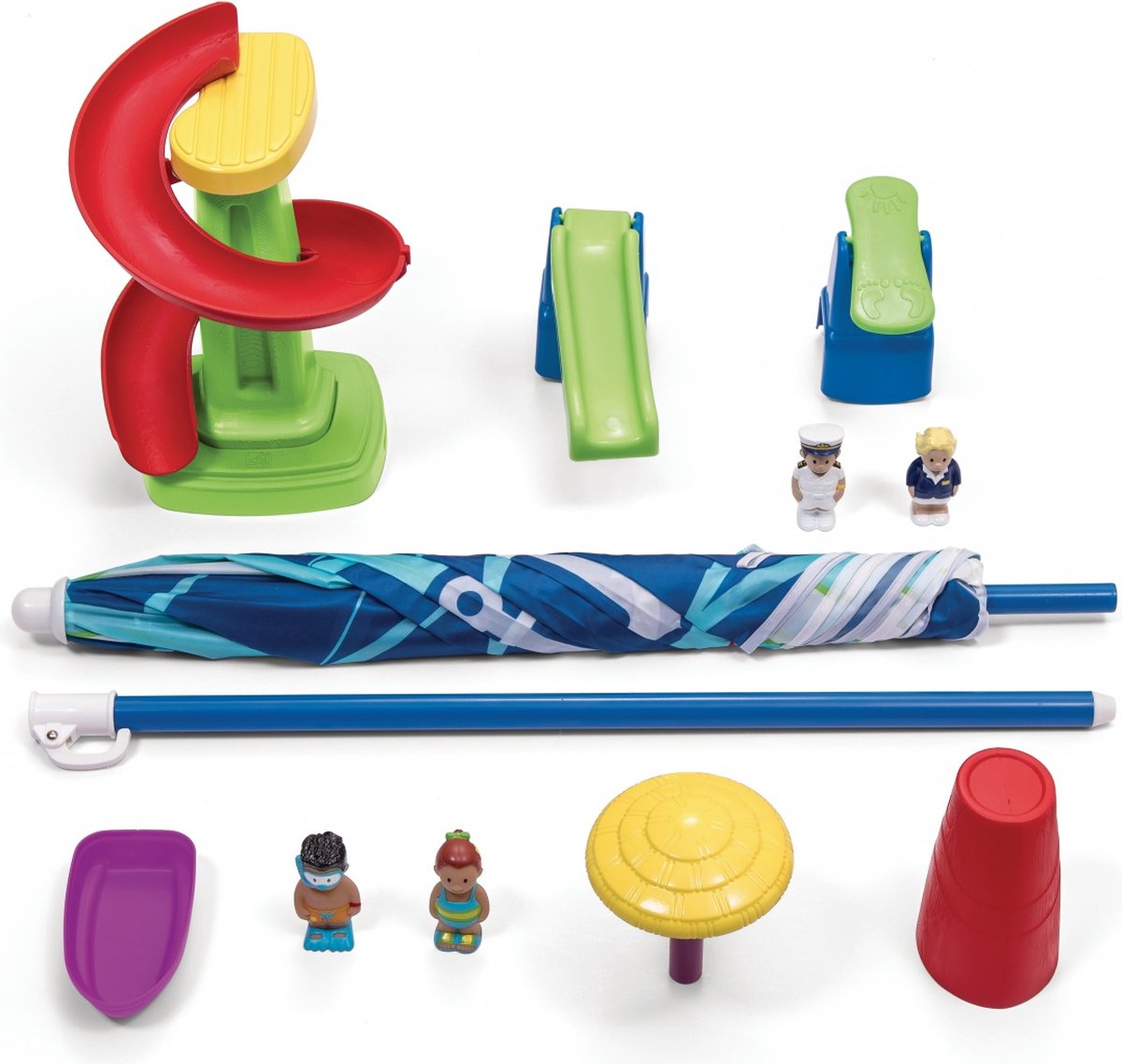 Step2 Fiesta Cruise Boot Watertafel - Met Deksel en 10 accessoires - Waterspeelgoed voor kind - Activiteitentafel met water voor de tuin / buiten — afbeelding 9