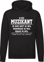 Je suis un musicien | Unisexe | Pull | Sweat | Hoodie | Capuche | Noir