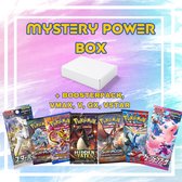 Pokémon - Mystery Power Box + 2 BOOSTERPACKS + 1 Zeldzame Pokémon Kaart + MYSTERY ITEM