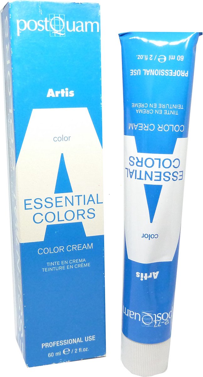 PostQuam Artis Color Permanente haarkleurcrème 60ml - 12/77 Super Lightener Tobacco / Ultra Aufheller Tabak