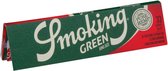 Feuilles à rouler Smoking Green King Size - Feuilles à rouler - Feuilles à rouler - Feuilles à rouler longues - 50 pièces (par boîte)