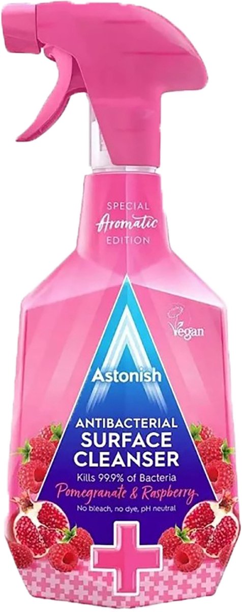 Antibacteriële oppervlakte schoonmaakmiddel- Granaatappel & Ras Berry 750ml