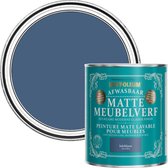 Rust-Oleum Donkerblauw Afwasbaar Matte Meubelverf - Inktblauw 750ml