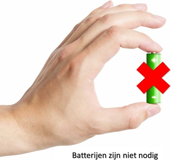 Bell4U - Draadloze deurbelset met ontvanger - Batterijen zijn niet nodig voor deze deurbelset - Waterdicht - Wit — afbeelding 3