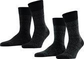 Esprit Fair Isle 2-Pack met motief mid high dobbelpak Lyocell Maagdelijke Wol Multipack Veelkleurig Heren sokken - Maat 43-46