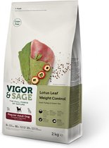 Vigor & Sage Hondenvoer Regular Weight Control Lotus Leaf 2 kg