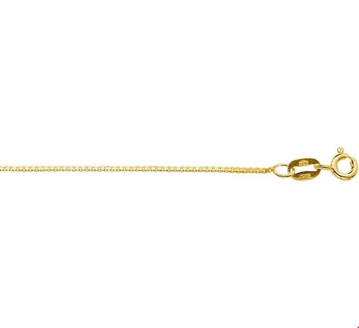 The Jewelry Collection 9 Krt. Ketting Venetiaans 0,7 mm - 9 Karaats Geel