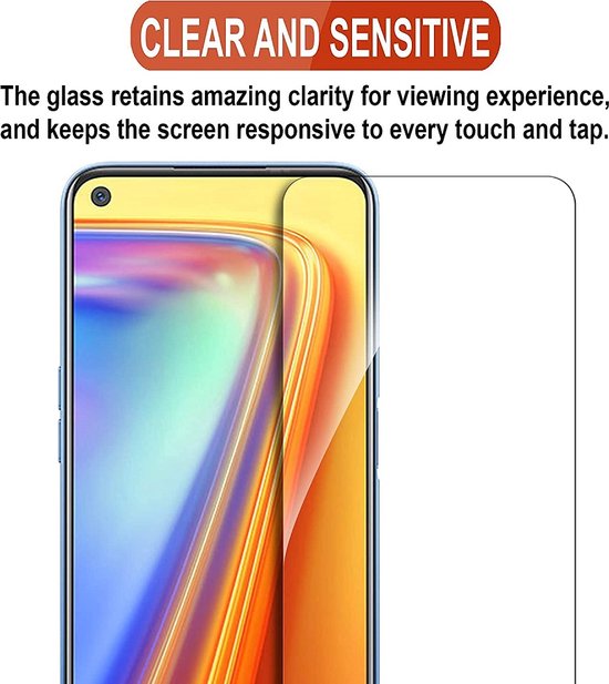 Protecteur d'écran LuxeBass adapté pour Oppo A76 - Glas Trempé - écran en verre - protection