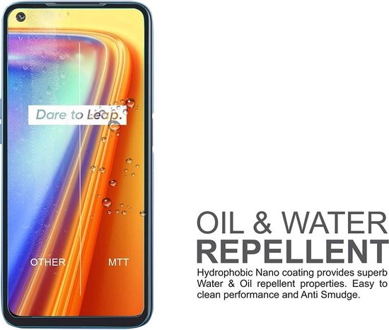 Protecteur d'écran LuxeBass adapté pour Oppo A76 - Glas Trempé - écran en verre - protection