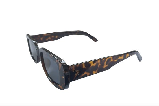 ASTRADAVI Zonnebril - Unisex Sunglasses UV400 - Luipaard Print Frame & Donker Grijs Lenzen van Astra — afbeelding 2