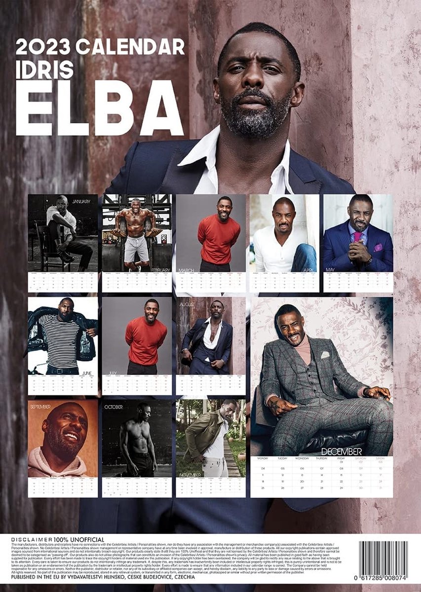 Idris Elba Kalender 2023 A3