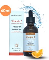 LifeProducts4You Vitamine C Serum 60 ml - 20% Vitamine C - Anti Rimpel - Hyaluronzuur - Gezichtsserum - Anti Acne - Anti Aging - Gezichtsverzorging