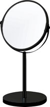 UNIQ Make-up Spiegel met 5x Vegroting - Make-up en Scheer Spiegel - Staande spiegel - Zwart