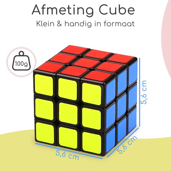 Speed Cube - 3x3 - Magic Cube - Puzzel Kubus - Breinbreker - Cadeau Speelgoed - Sinterklaas - Legend