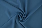 15 meter chiffon stof - Staalblauw - 100% polyester