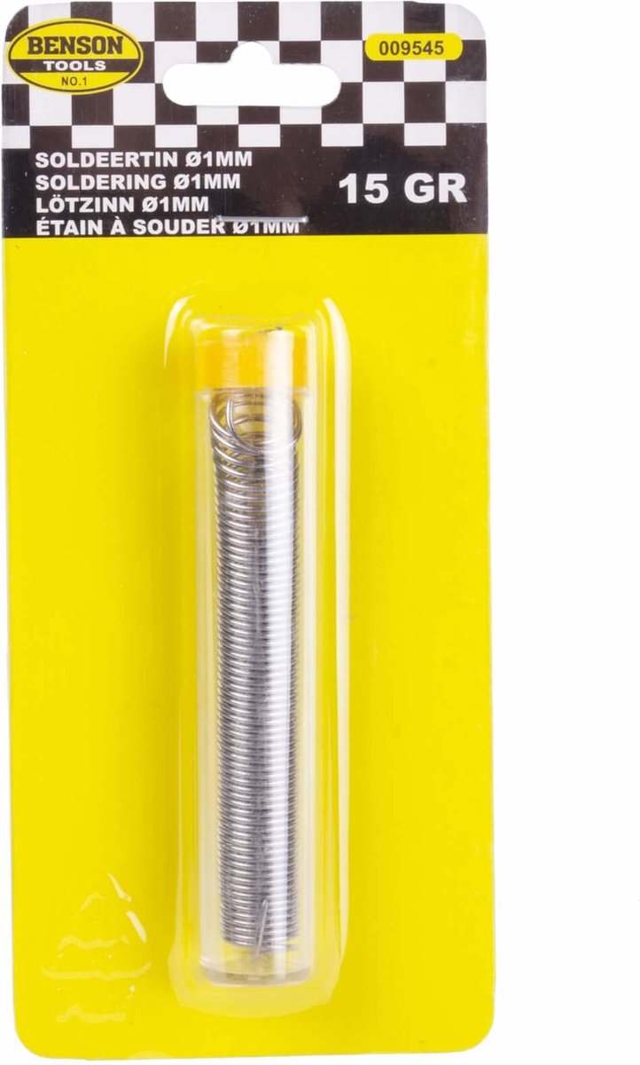 Soldeertin voor soldeerbout - 15 gram - 3 meter - 1 mm dik - solderen – foto 5