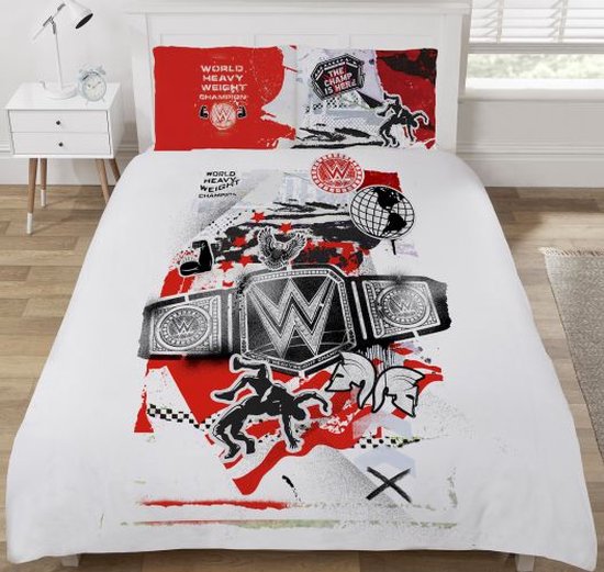 WWE Wrestling Champion Dekbedovertrek 200 X 200 Cm