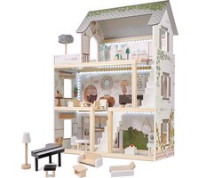 LULILO houten poppenhuis FLORO boho LED
