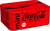 Coca Cola Zero Blikjes KLEINE MINI 15cl x 12 Stuks