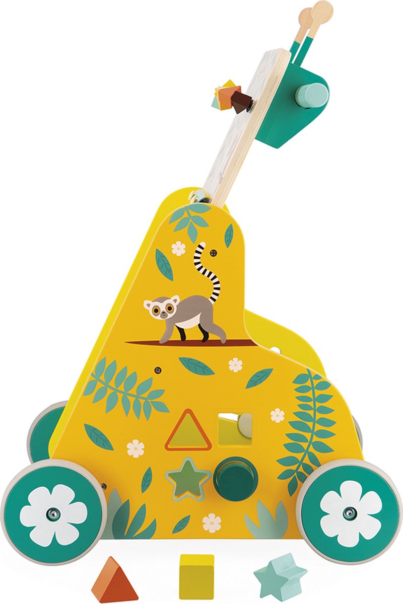 Janod - Tropik - Baby loopwagen met 6 activiteiten — afbeelding 12