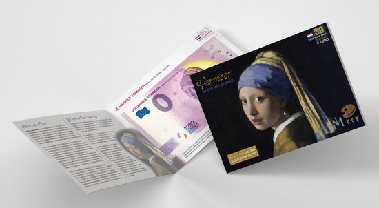 0 Euro biljet Nederland 2021 - Vermeer Meisje met de Parel LIMITED EDITION