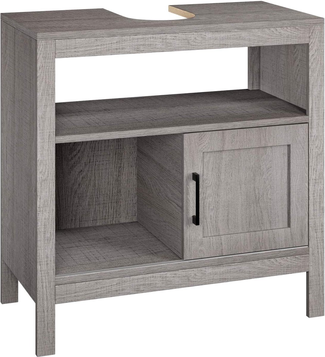 Wastafelonderkast Klaus Met Uitsparing - 30x60x70 Cm - Wastafelmeubel Bruin