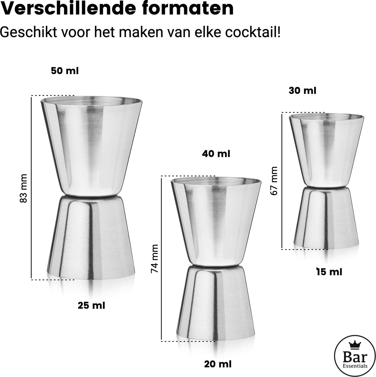 Maatbekers 15 cl - Bakgerei kopen? | Korting tot 20