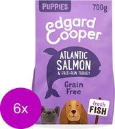 Edgard&Cooper Puppy Graanvrij Zalm&Kalkoen - Hondenvoer - 6 x 700 g