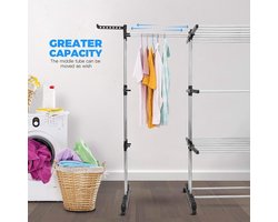 Inklapbaar Droogrek Universeel – Laundry Drying Rack - Wasrek voor in de Badkamer/Tuin/Slaapkamer/Balkon – Duurzam